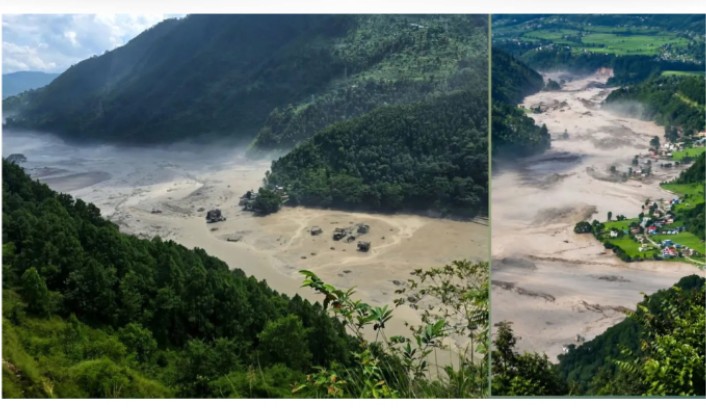 रसुवामा बाढीको भीषण संकट : उद्धार तथा राहतका लागि सुरक्षा निकाय परिचालन, तल्लो तटीय क्षेत्रका बासिन्दालाई सुरक्षित स्थानमा जान आग्रह