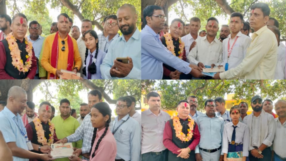 एसईईमा उत्कृष्ट नतिजा ल्याउने विद्यार्थीलाई सांसद शाक्यद्वारा नगद पुरस्कार 